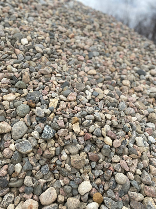 Unwashed River Stone 1/2" - 1 1/2"