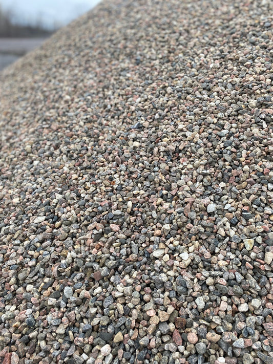 Unwashed River Stone 3/8"