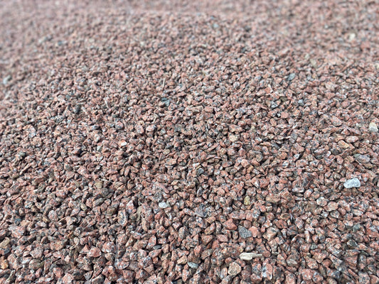 Premium Crushed Red Granite - Full Cubic Yard
