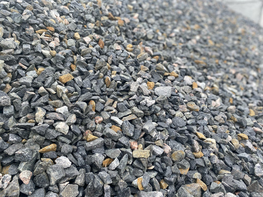 Premium Black Granite Stones - Full Cubic Yard