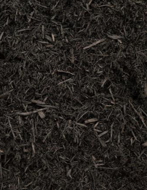 Enhanced Black Mulch - Full Cubic Yard